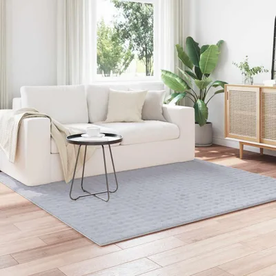 Produktbild von Bereichsteppiche Quadratisch SIROLO Grau 200 x 200 cm Polyester