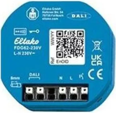 Produktbild von Eltako Fdg62 230 V Funk Dali Gateway Unterputz Mehrfach Schnittstellen