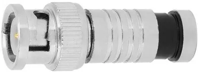 Zdjęcie produktu dla Adapter koncentryczny RG59–BNC, 10 sztuk, do systemów CCTV