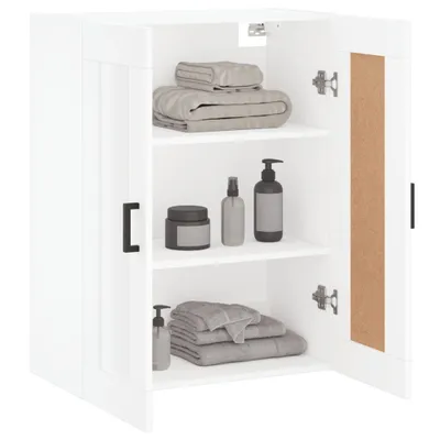 Zdjęcie produktu dla vidaXL Szafka ścienna biała 69,5x34x90 cm Materiał drewnopochodny