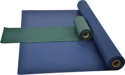 Produktbild von Sensalux Kombi-Set 1 Tischdeckenrolle 1,5m x 25m blau + Tischläufer 30cm grün