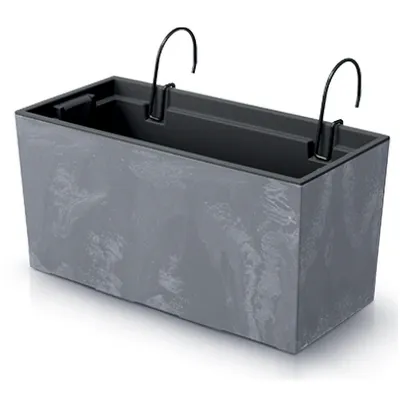 Obrázek produktu pro nabbi Plastový balkonový květináč DUC400EW 39,5 cm - marengo