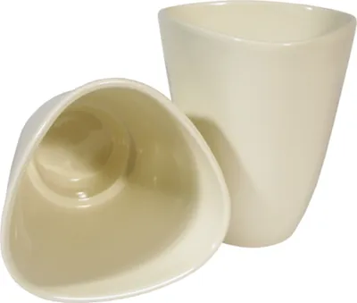 Produktbild von Orchideenkübel 406-14 dreieck perlweiss