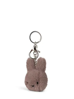 A plush Miffy bunny keychain is shown against a white background.