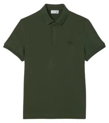 Produktbild von Lacoste Polohemd für Herren, Modell 1HP3, aus atmungsaktiver Baumwolle in Khaki