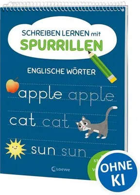 Immagine prodotto di Schreiben lernen mit Spurrillen - Englische Wörter
