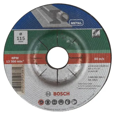 Produktbild von Schruppscheibe gekröpft, Metall D= 115 mm