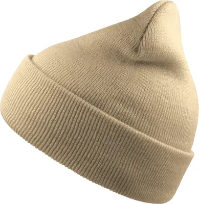 Produktbild von Atlantis - "Wind" Mütze Mit Bündchen für Herren/Damen Uni AB617 (Einheitsgröße) (Beige)