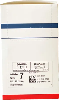 Produktbild von Comprinet pro Strumpf oberschenk lang Gr.7 weiß 1 Paar