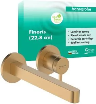 Zdjęcie produktu dla Hansgrohe Finoris bateria umywalkowa 22,5 cm szczotkowany brąz