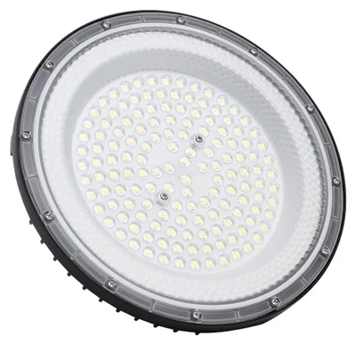 Image de Projecteur LED industriel de type UFO, 100W, 120lm/W, Solid X3, sans scintillement, 6000K, lumière blanche froide