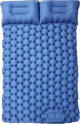 Produktbild von Campingmatratze 2 Personen, mit Fußpumpe und Kissen, für Camping