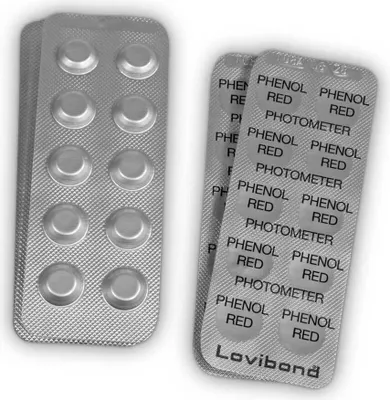 Produktbild von Phenol Red Photometer 150 Tabletten (15 Streifen)