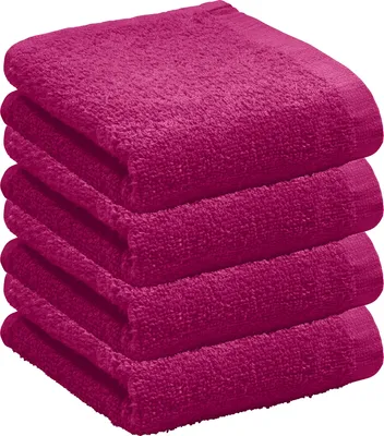 Produktbild von REDBEST Gästetuch Oceanside" 4er-Pack fuchsia 30x50 cm"