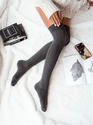 Produktbild von Durchbrochene Socken Milena grau aus 75% Baumwolle für Frauen 37-41