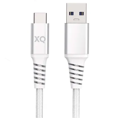 Obrázek produktu pro Kabel USB-A na USB-C 3.0 s bavlněným opletením, 2 m, bílý