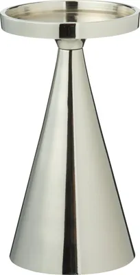 Image de Bougeoir décoratif, argent, 17 cm