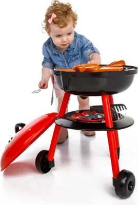 Produktbild von Kinder BBQ Grillset für die Party, Spielzeug 36x36x50 cm, Altersempfehlung ab 1 Jahr