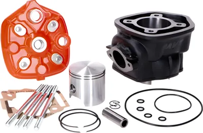 Immagine prodotto di Kit cilindro Big Bore MVT Iron Max 90cc 45mm KB 13mm per Piaggio/Derbi D50B0