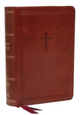 Obrázok produktu pre Nkjv, Reference Bible, Compact, Leathersoft, Brown, Red Letter Edition, Comfort Print