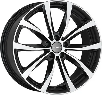 Zdjęcie produktu dla Koło Aluminiowe Mak Wolf 8X19 5X110 Et 40 Black Mirror