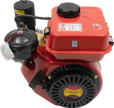 Produktbild von Dieselmotor, 3PS Leistung, einfache Wartung, Rot