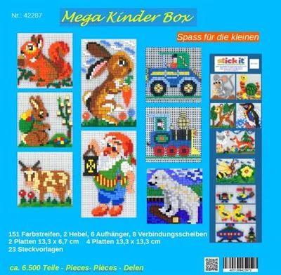 Produktbild von Stick it® Mega Kinder-Box ca. 6.500 Teile Nr. 42287