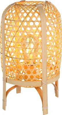 Produktbild von Globo Lighting Tischleuchte Metall naturfarben, 1x E27