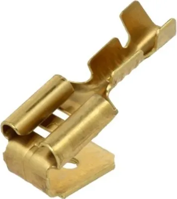 Produktbild von Flachsteckhülse mit Abzweigung blank unisoliert Kabelschuhe KFZ Sortiment 6,3 mm Set 100 Stück