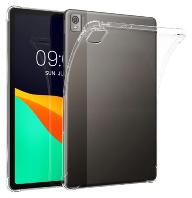 Produktbild von kwmobile Hülle kompatibel mit Nokia T21 Tablet Hülle - weiches TPU Silikon Case transparent - Tablet Cover Transparent