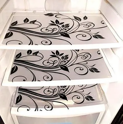 Productafbeelding van PVC-matten voor koelkastladen (11 x 17 inch) - Set van 3