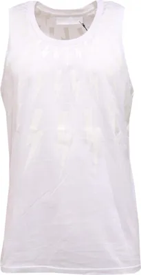 Immagine prodotto di 6136T canottiera uomo NEIL BARRETT slim long bianco t-shirt sleeveless men