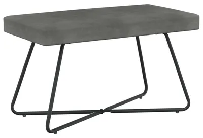 Produktbild von vidaXL Bank Dunkelgrau 80 x 40 x 45 cm Samt