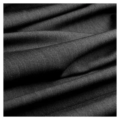 Produktbild von Wolltuch Feingabardine Elasthan – elastisches Wolltuch für Bekleidungen und Dekorationen – pro Meter (Graphit)