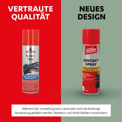 Produktbild von NIGRIN Kontakt-Spray für Elektronik, zur Reinigung und Schutz von elektronischen