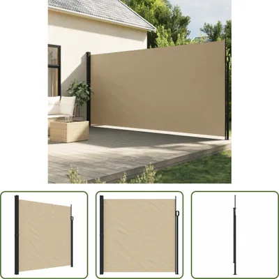 Immagine prodotto di The Living Store Tenda laterale estensibile Beige 200x600 cm