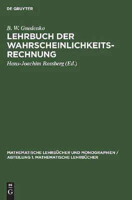 Produktbild von Lehrbuch der Wahrscheinlichkeitsrechnung