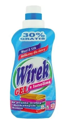 Zdjęcie produktu dla Żel Do Prania Delikatnych Tkanin Wirek Z Lanoliną 1L