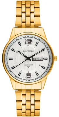 Produktbild von Herren Armbanduhr in Weiß und Gold