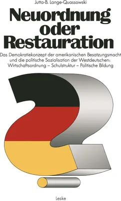 Produktbild von Neuordnung oder Restauration?