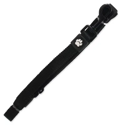 Obrázok produktu pre Vodítko DOG Bungee neoprénové dlhé čierne M 1 ks