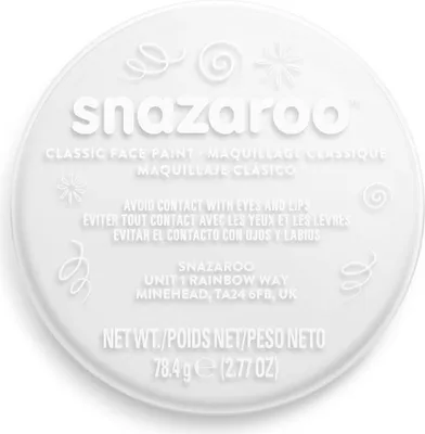 Image de SNAZAROO Peinture pour le visage blanc 75ml