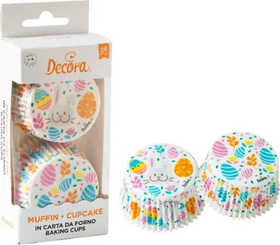 Immagine prodotto di Pirottini per muffin con uovo di Pasqua 50x32mm 36 pz