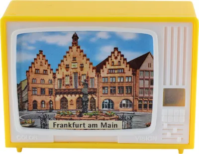 Produktbild von Gucki - Klick-Fernseher - Frankfurter Sehenswürdigkeiten - Frankfurt - gelb