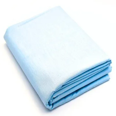 Immagine prodotto di Tessuto in cotone 100% cotone, larghezza 240 cm, azzurro