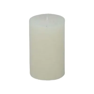 Obrázok produktu pre Sviečka značky Stumpenkerze, priemer 5 cm, výška 8 cm, farba: krémová, doba horenia: približne 20 hodín.