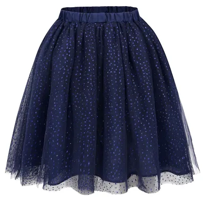 Immagine prodotto di Gonna a balze per bambine, con paillettes e glitter