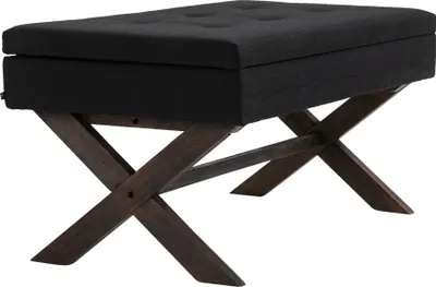 Produktbild von Sitzbank HLO-CP7 Stoff antik  schwarz