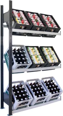 Produktbild von SCHULTE Anbau-Getränkekistenregal 37007-S 180x100x30cm