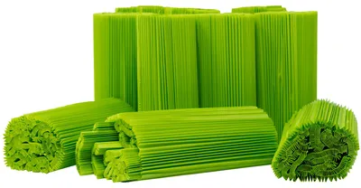 Produktbild von Plissee-Manschetten, Farbe:maigrün, Größe:125 mm